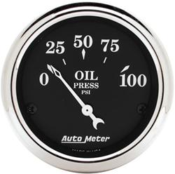 AutoMeter Old Tyme Black Series Analog Gauges 1727