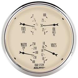 AutoMeter Antique Beige Analog Gauge Kits 1810