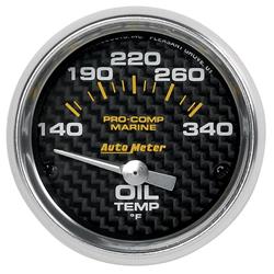 AutoMeter Pro-Comp Marine Carbon Fiber Analog Gauges 200764-40