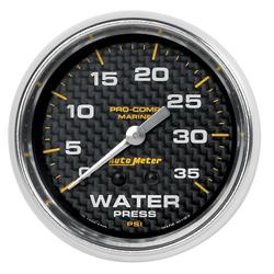 AutoMeter Pro-Comp Marine Carbon Fiber Analog Gauges 200773-40