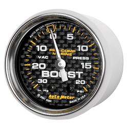 AutoMeter Pro-Comp Marine Carbon Fiber Analog Gauges 200774-40