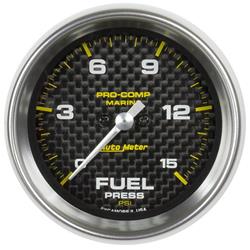AutoMeter Pro-Comp Marine Carbon Fiber Analog Gauges 200848-40