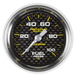 AutoMeter Pro-Comp Marine Carbon Fiber Analog Gauges 200849-40