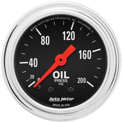 AutoMeter Traditional Chrome Analog Gauges 2422