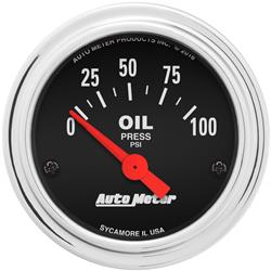 AutoMeter Traditional Chrome Analog Gauges 2522