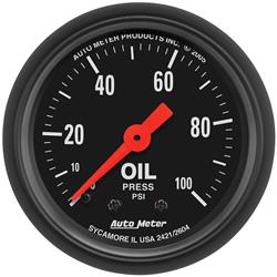 AutoMeter Z-Series Analog Gauges 2604