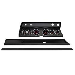AutoMeter Designer Black Instrument Clusters for 1966 CHEVELLE - 2931-06
