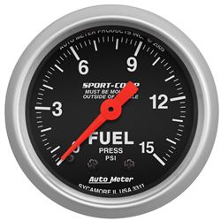 Autometer 3314 Sport-Comp Electric Fuel Level Gauge 
