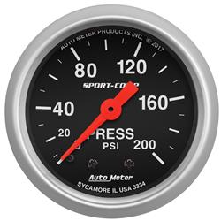 AutoMeter Sport-Comp Analog Gauges 3334