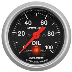 AutoMeter Sport-Comp Analog Gauges 3352