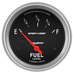 Gauges - Fuel level Gauge Type - 2 5/8 in. Gauge Diameter (in