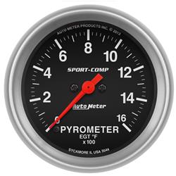 AutoMeter Sport-Comp Analog Gauges 3544