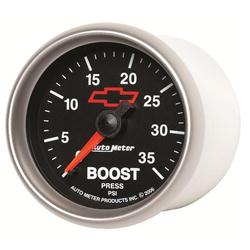 AutoMeter Sport-Comp II Chevy Red Bowtie Analog Gauges 3604-00406