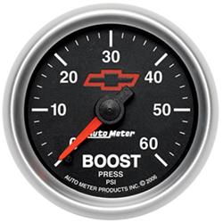 AutoMeter Sport-Comp II Chevy Red Bowtie Analog Gauges 3605-00406