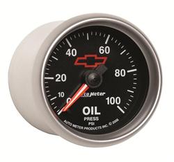 AutoMeter Sport-Comp II Chevy Red Bowtie Analog Gauges 3621-00406