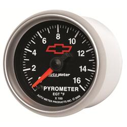 AutoMeter Sport-Comp II Chevy Red Bowtie Analog Gauges 3644-00406