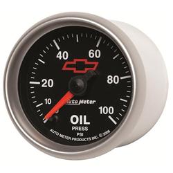 AutoMeter Sport-Comp II Chevy Red Bowtie Analog Gauges 3653-00406