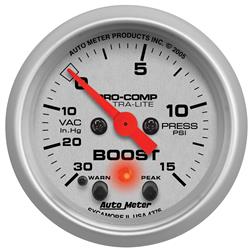 AutoMeter Ultra-Lite Analog Gauges 4376