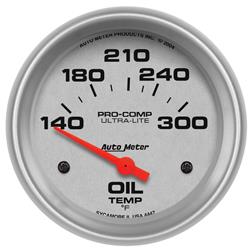 Auto Meter 3648 Sport-Comp II Electric Oil Temperature Gauge 