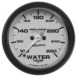 thumbnail image 2 of Auto Meter 4369 Ultra-Lite Electric Water Temperature Gauge - Accurate Engine Monitoring 2 of 10