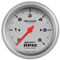 Recmar 0-6000 RPM Geschwindigkeitsmesser Weiß