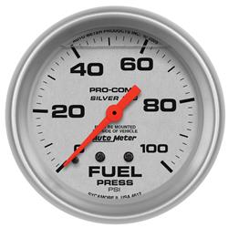AutoMeter Pro-Comp Silver Face Gauges 4612
