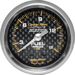 AutoMeter Carbon Fiber Ultra-Lite Analog Gauges 4711