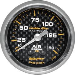 AutoMeter Carbon Fiber Ultra-Lite Analog Gauges 4720