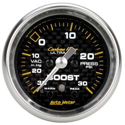 AutoMeter Carbon Fiber Ultra-Lite Analog Gauges 4777