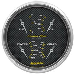AutoMeter Carbon Fiber Analog Gauge Kits 4819