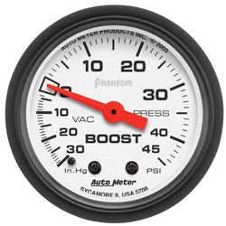 AutoMeter Phantom Analog Gauges 5708