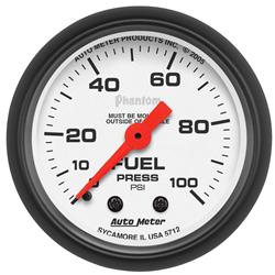 AutoMeter Phantom Analog Gauges 5712