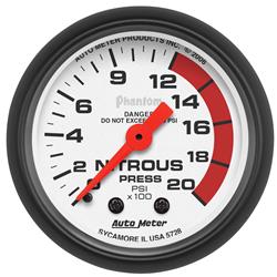 AutoMeter Phantom Analog Gauges 5728