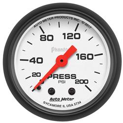 AutoMeter Phantom Analog Gauges 5734