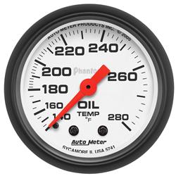 AutoMeter Phantom Analog Gauges 5741