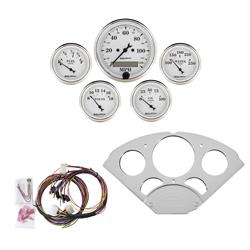 AutoMeter Old Tyme White Series Instrument Clusters 7033-OTW