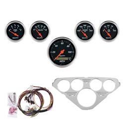 AutoMeter Designer Black Instrument Clusters 7036-DB