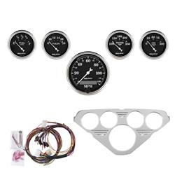 AutoMeter Old Tyme Black Series Instrument Clusters 7036-OTB