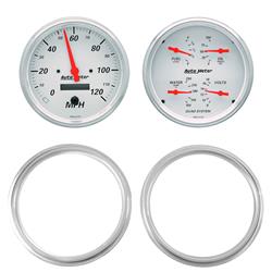 AutoMeter Arctic White Instrument Clusters 7039-03