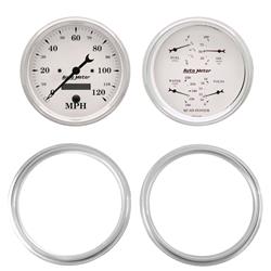 AutoMeter Old Tyme White Series Instrument Clusters 7039-08