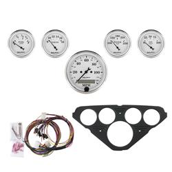 AutoMeter Old Tyme White Series Instrument Clusters 7049-OTW