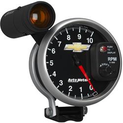 AutoMeter Chevy Gold Bowtie Analog Shift-Lite Tachometers