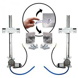AutoLoc Flat-Glass Power Window Conversion Kits AUTPWW3K