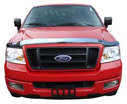 Auto Ventshade Chrome Hood Shields for 2004-2008 F-150, 2006-2008 MARK LT - 680033