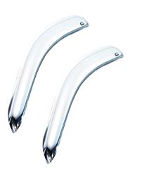 Auto Ventshade Chrome Ventvisors for 1994-2002 RAM 3500, RAM 2500, 1994-2001 RAM 1500 - 682352