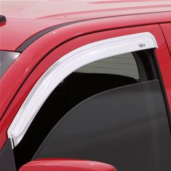 Auto Ventshade Chrome Ventvisors for 2017-2021 TITAN, 2017-2019 TITAN XD - 682445