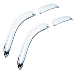 Auto Ventshade Chrome Ventvisors for 2004-2012 CANYON, COLORADO - 684133
