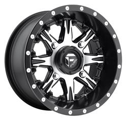 Fuel Off-Road D541 NUTZ UTV Matte Black Wheels with Machined Faces