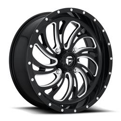 Fuel Off-Road D641 Kompressor UTV Gloss Black Milled Wheels 18x7