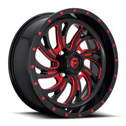 Fuel Off-Road D642 Kompressor UTV Gloss Black with Candy Red Wheels 20x7